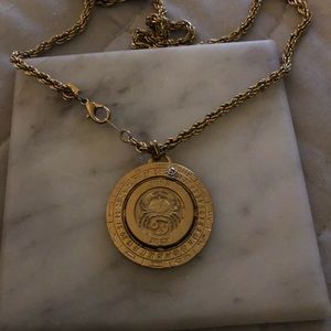 Pierre Cardin zodiac pendant on cancer
